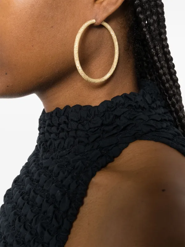 Carolina Bucci 18kt Yellow Gold Extra Large Florentine Hoop