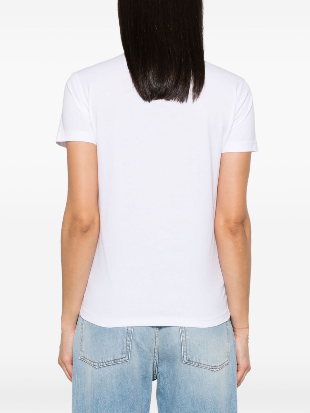 Shop John Richmond Graphic-print Cotton T-shirt In White