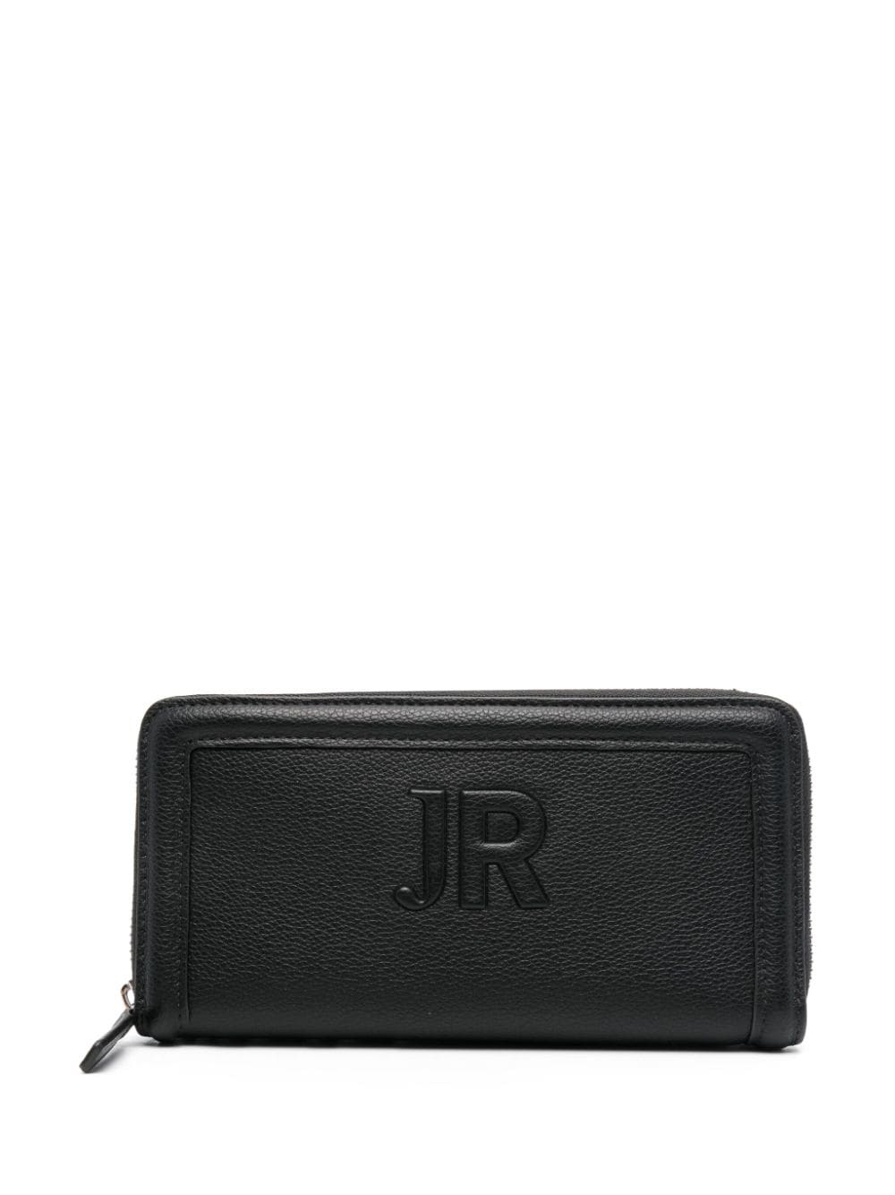 John Richmond Embossed-logo Wallet In Black