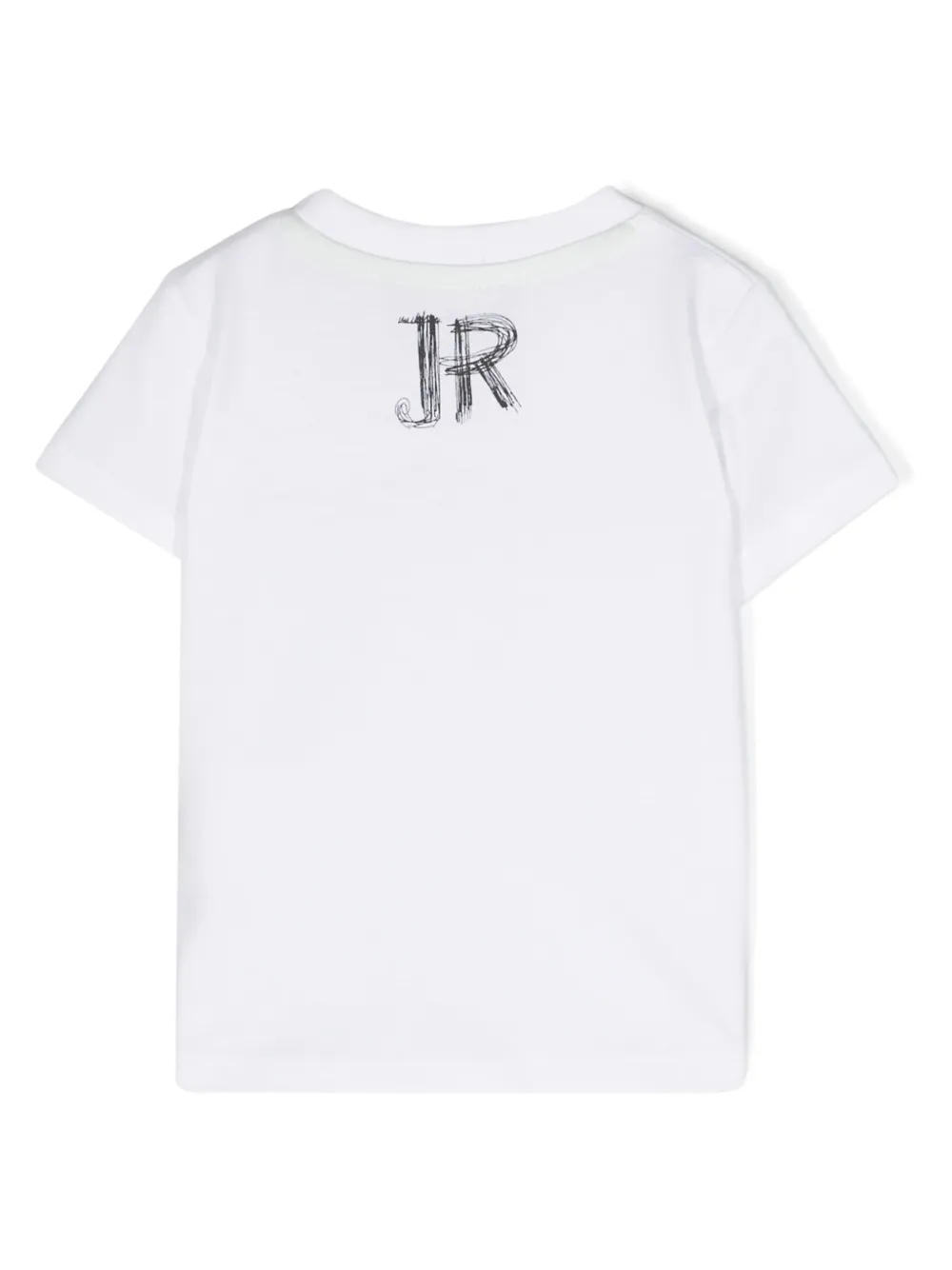 Shop John Richmond Junior Logo-print Cotton T-shirt In White