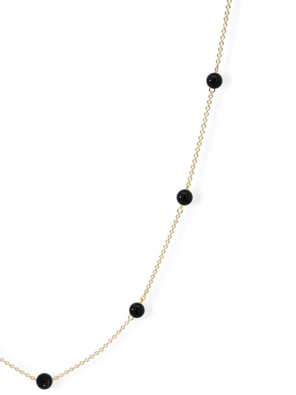 THE ALKEMISTRY 18kt yellow gold Boba onyx necklace - Goud