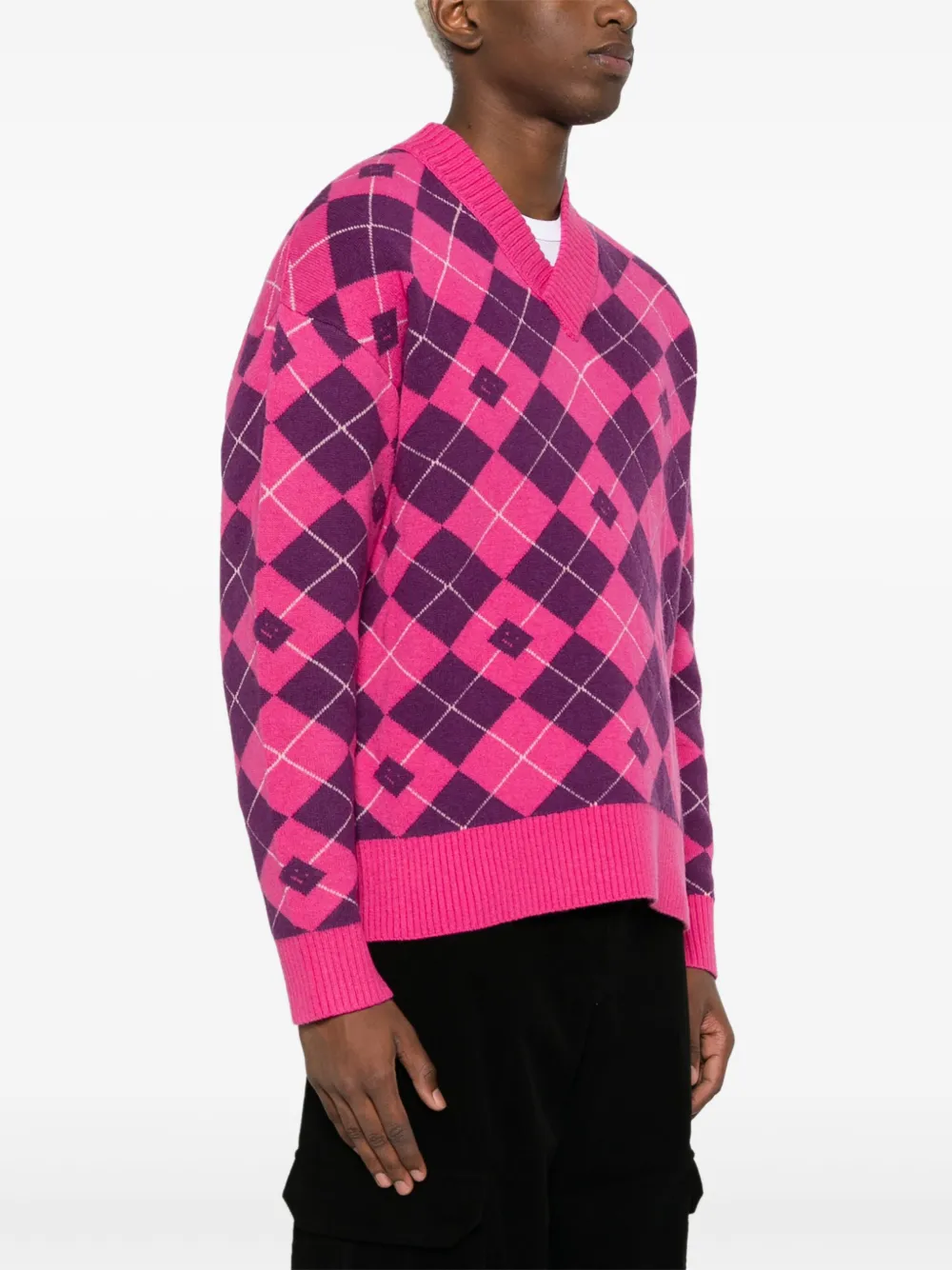 Acne Studios Intarsia trui Roze