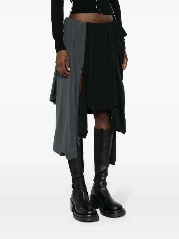 2024-25 秋冬新作  ハイブランドの Acne Studios T-shirt Patchwork Skirt | Grey | FARFETCH スカート