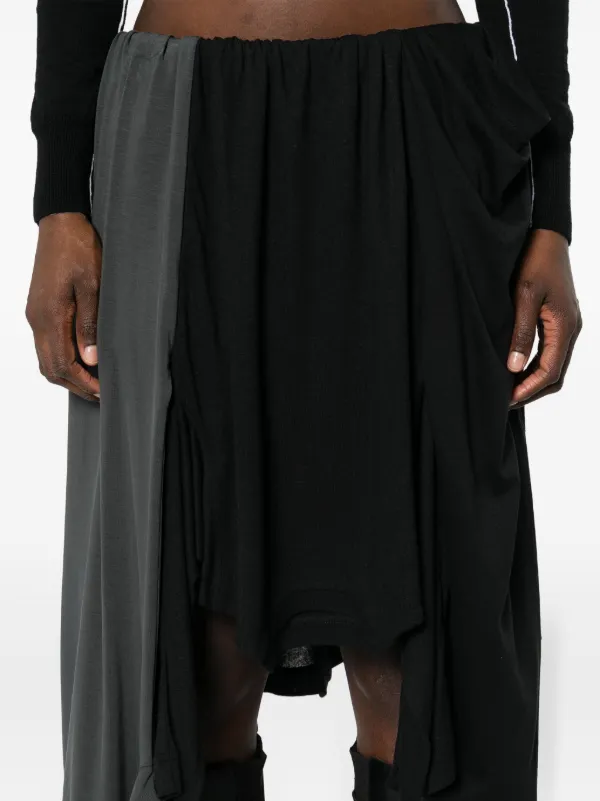 Acne Studios T-shirt Patchwork Skirt | Grey | FARFETCH