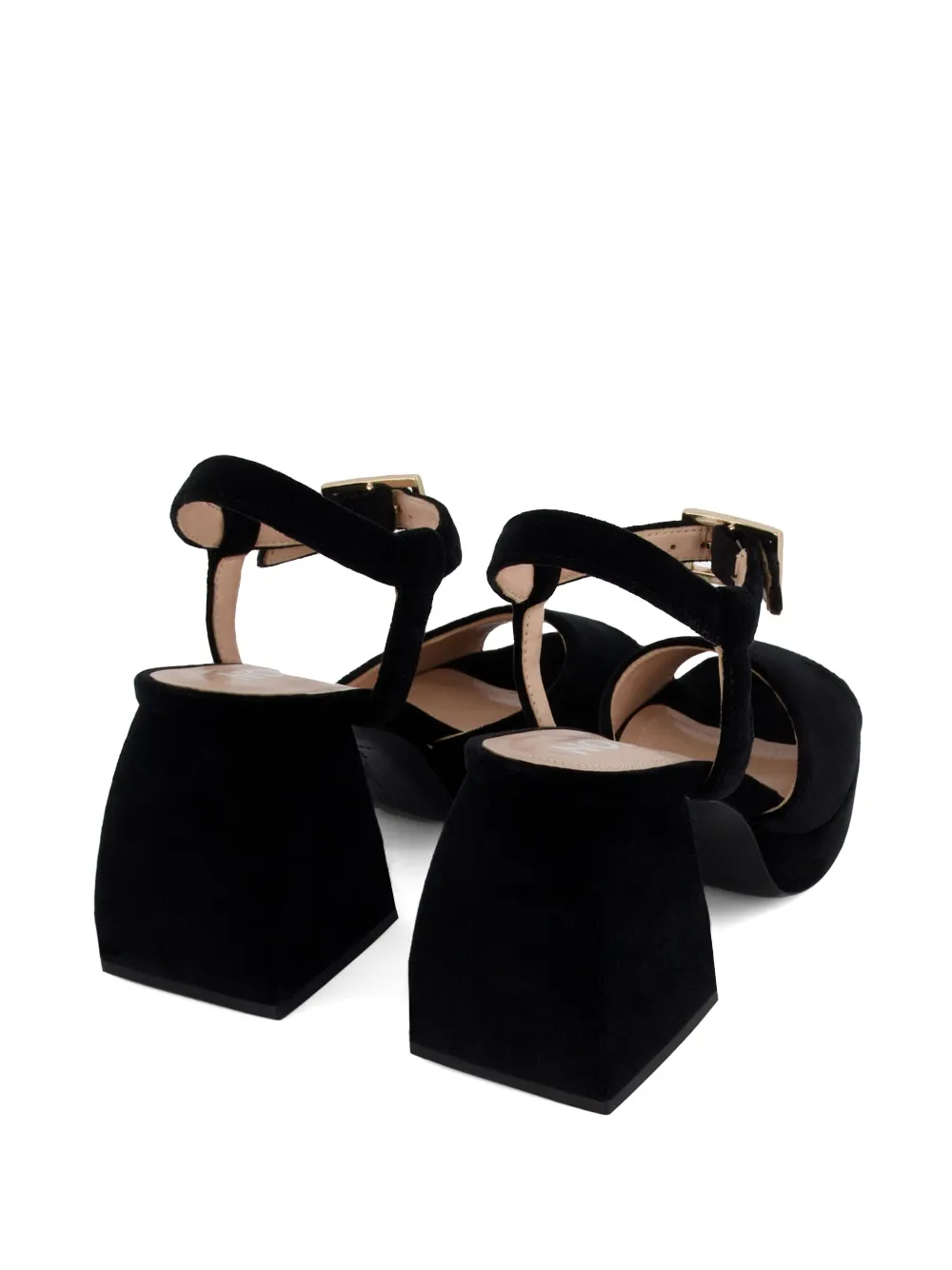 Nodaleto Bulla Ness 90mm velvet sandals Black