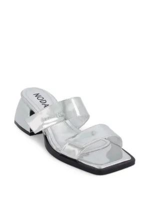 【Nodaleto】 Bulla SL 45 patentレザーサンダル Bulla SL 45 patent leather sandals in black - Nodaleto