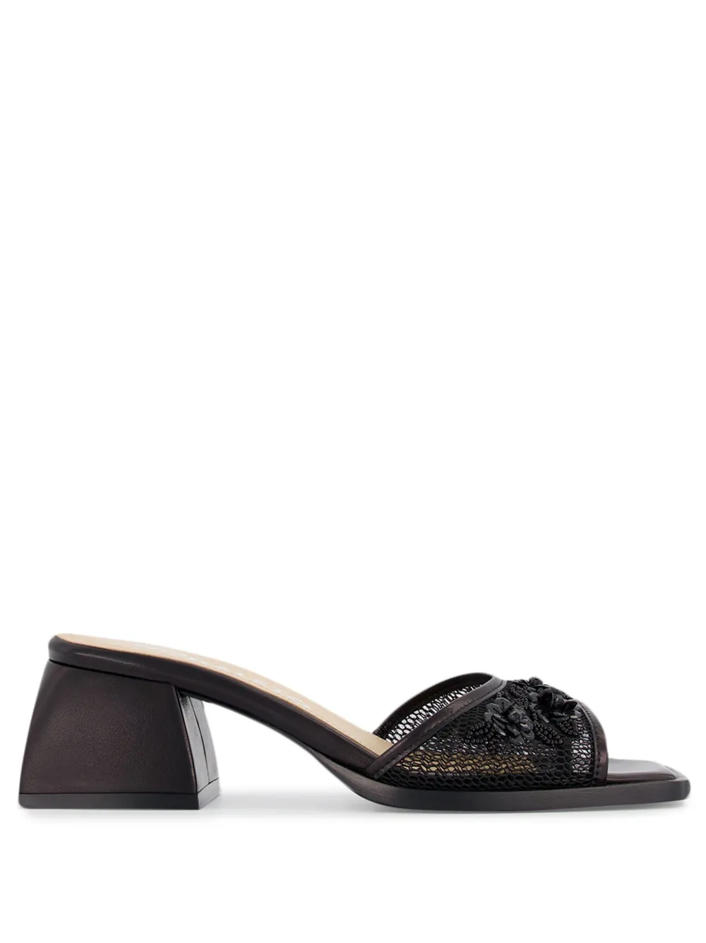 Nodaleto Bulla 50mm leather mules Black