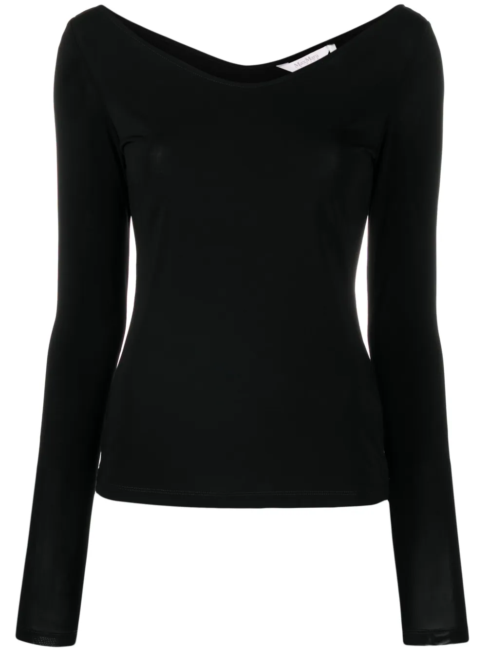 Max Mara Leisure Blouse met lange mouwen Zwart