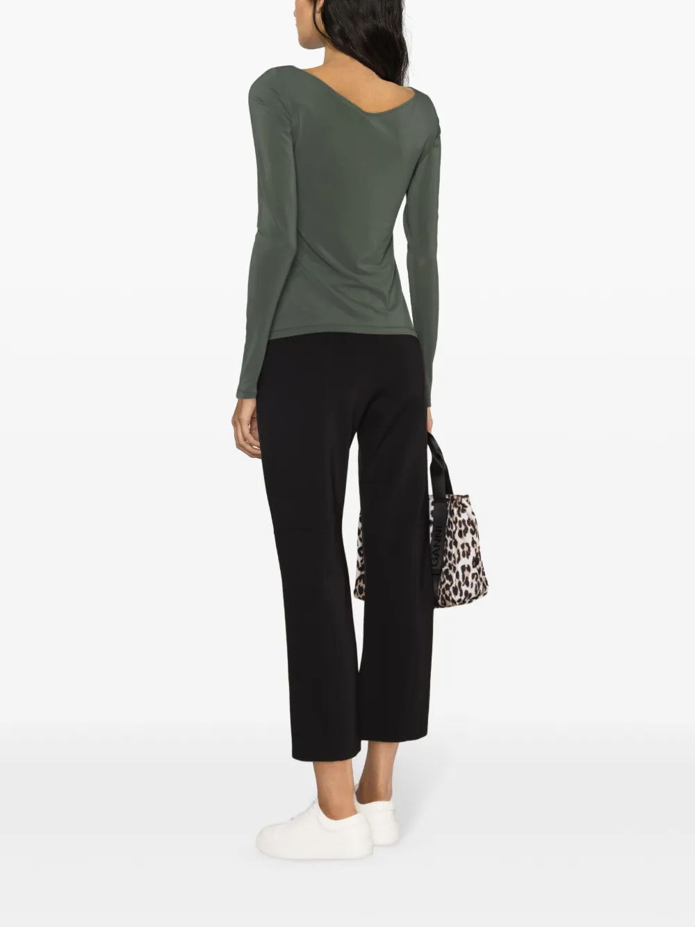 Max Mara Leisure Blouse met lange mouwen Groen
