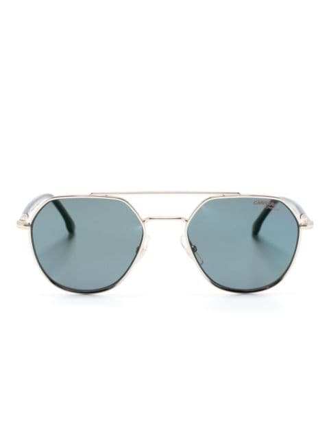 Carrera logo-engraved pilot-frame sunglasses