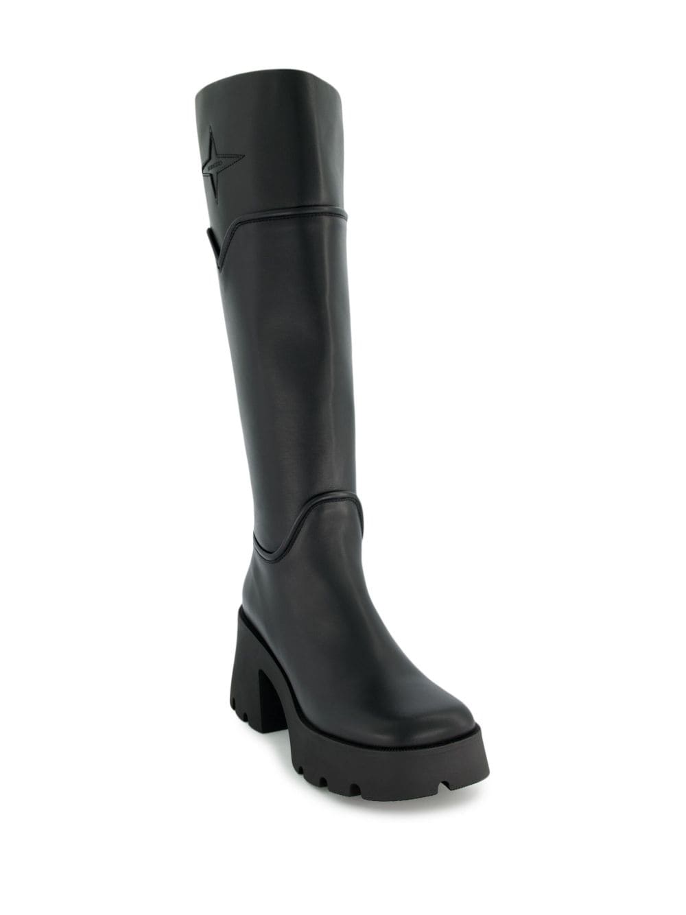 Shop Nodaleto Bulla Stormy Leather Knee Boots In Black