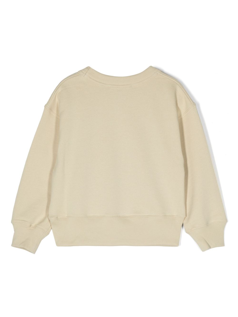 Acne Studios Kids Katoenen sweater met logopatch - Beige