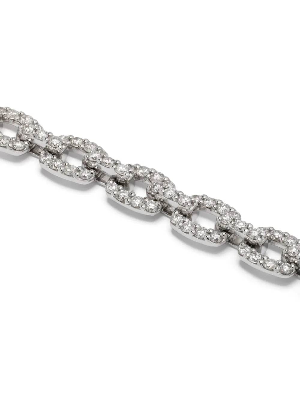  Rosekey 18kt White Gold Diamond Chain Bracelet - Silver 
