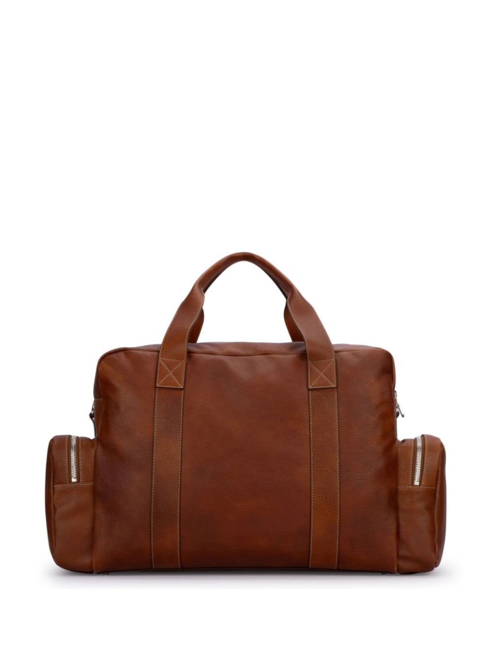 Brunello Cucinelli leather duffle bag - Brown