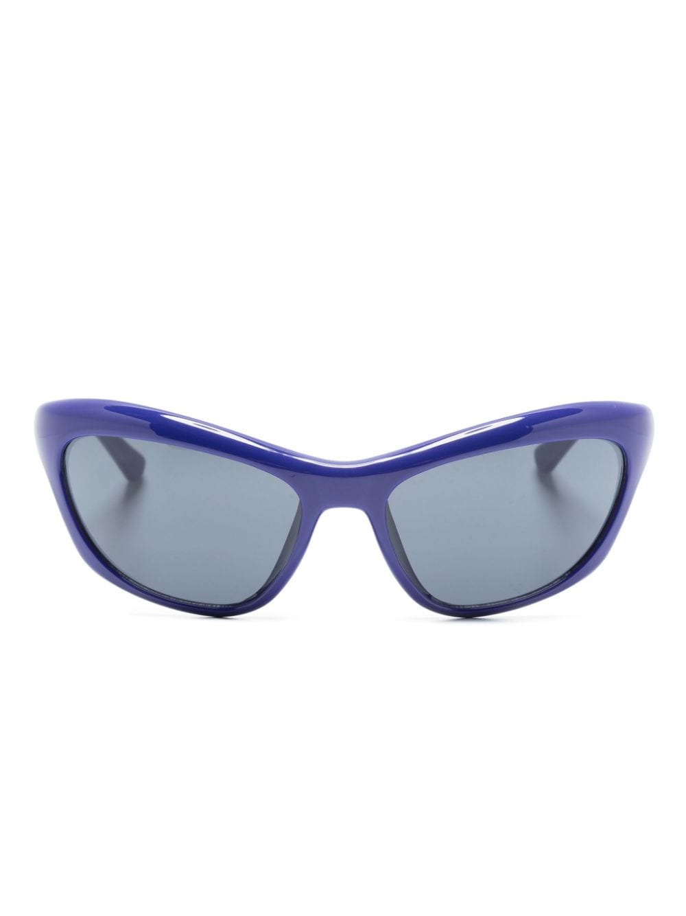 Chiara Ferragni Cat-eye-sonnenbrille Mit Logo-gravur In Blue