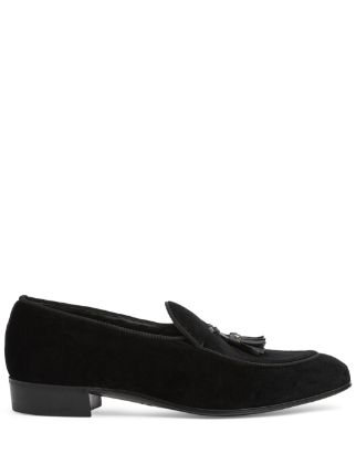 Gucci velvet discount loafers