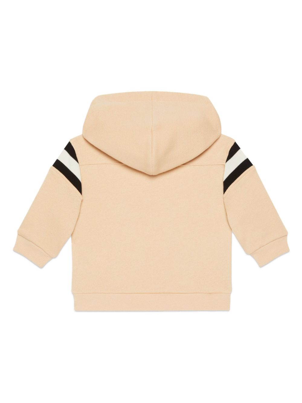 Gucci Kids logo-print cotton hoodie - Beige
