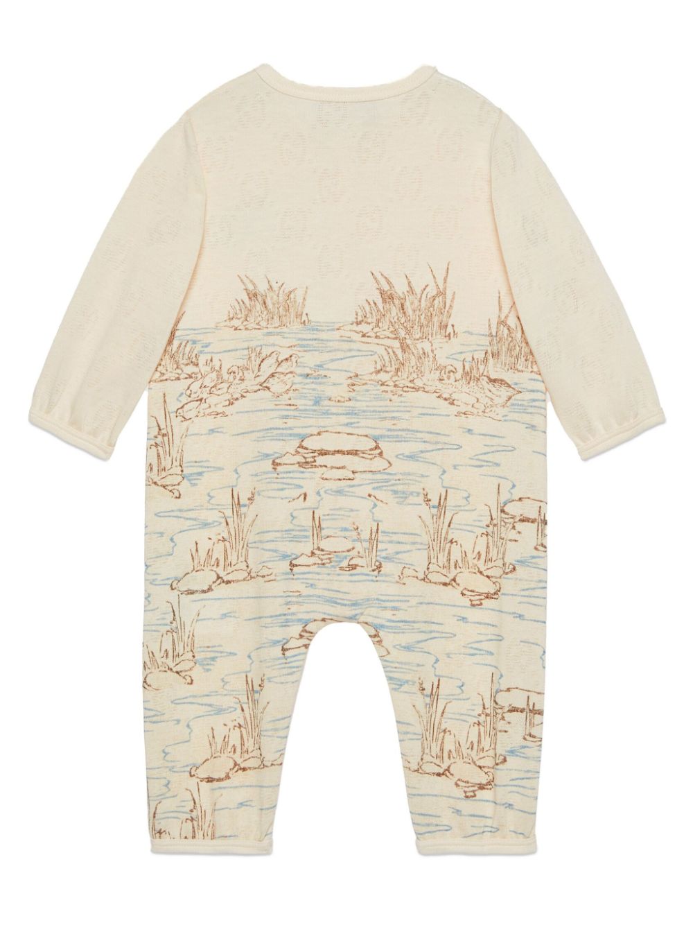 Gucci Kids logo-print cotton pajamas - Beige