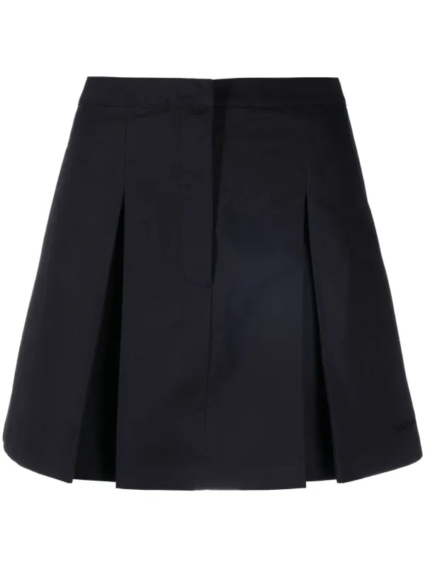 Black pleated skirt george best sale