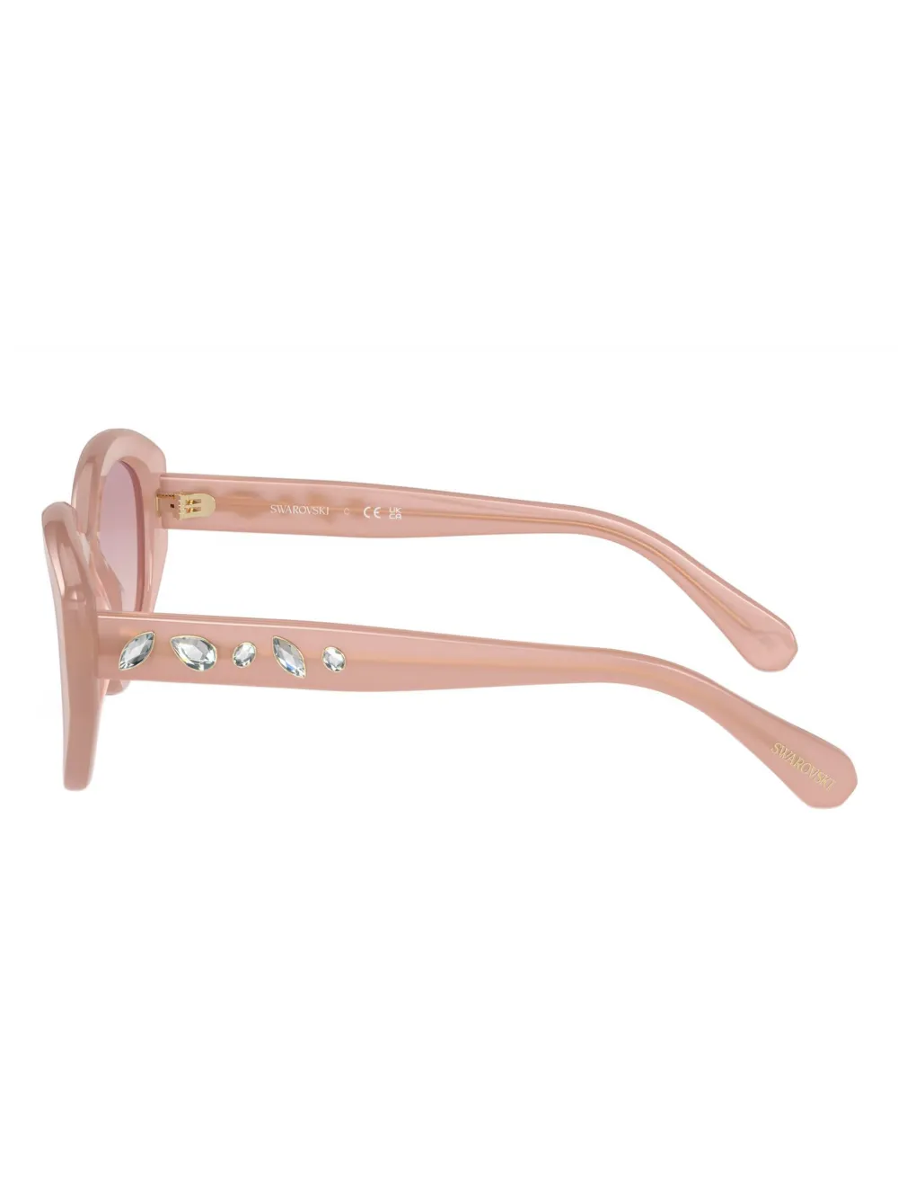 Swarovski Eyewear SK6005 zonnebril met cat-eye montuur Roze