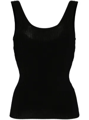 Matteau square-neck Tank Top | Black | FARFETCH