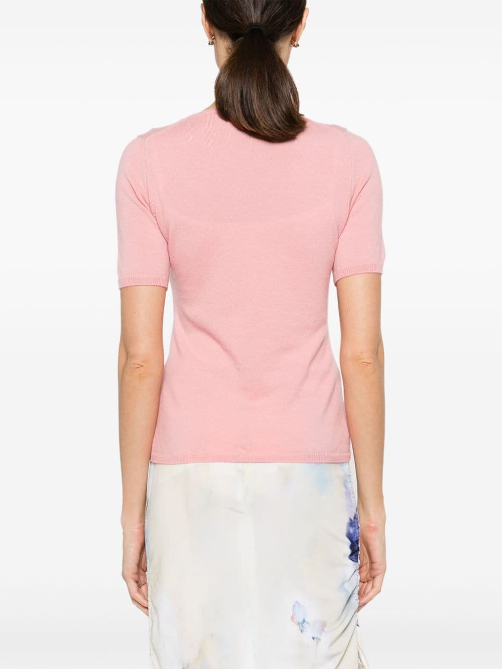 Shop Incentive! Cashmere Crew-neck Cashmere Top In Pink