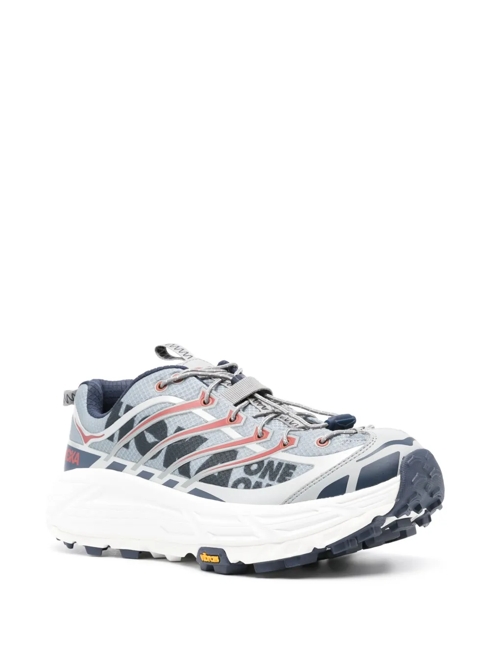HOKA Mafate Three2 panelled sneakers - Grijs