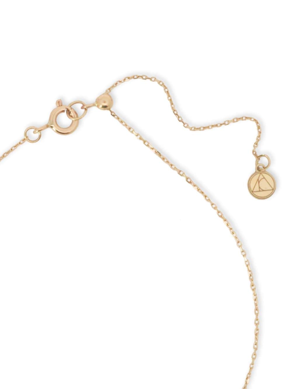 Shop The Alkemistry 18kt Yellow Gold Nude Shimmer Chain Anklet