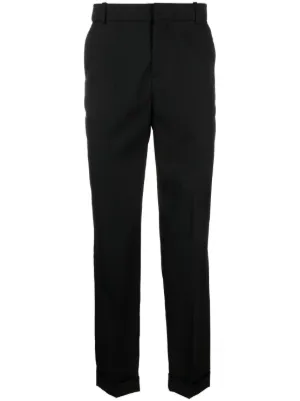 【送料&関税込】Balmain Pants In Black Wool Leather pants black black - Women | BALMAIN