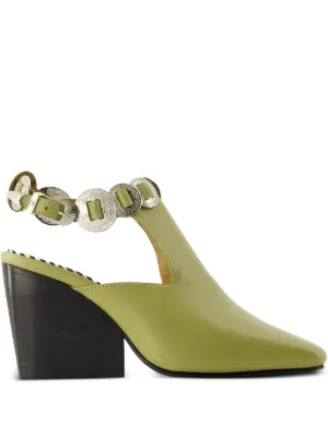 Toga Pulla ブロックヒール パンプス | ブラック | FARFETCH JP