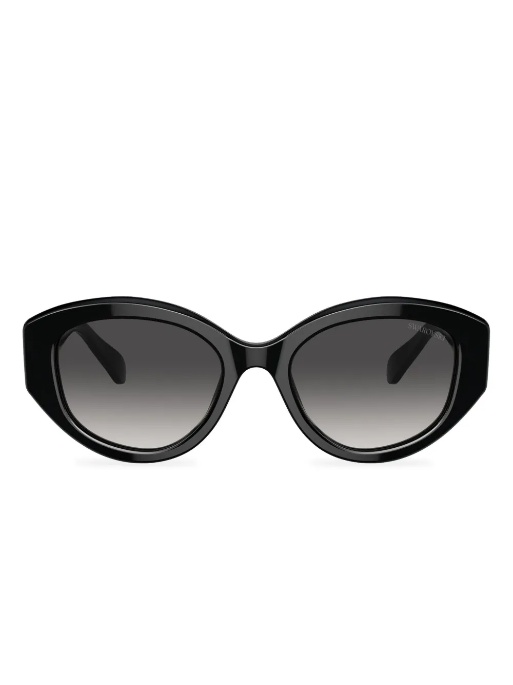 Swarovski Eyewear SK6005 Sonnenbrille mit Cat-Eye-Gestell - Schwarz