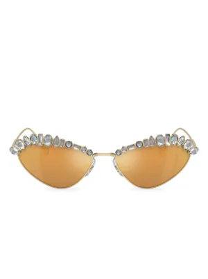 Chloe Chiara Swarovski Crystal Embellished Sunglasses on sale