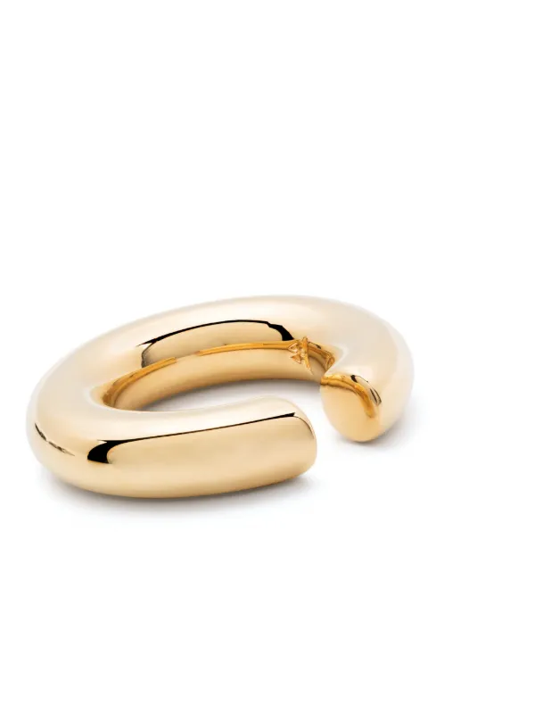 Tom Wood M Chunky sterling silver Ear Cuff Gold FARFETCH DE