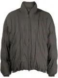 Post Archive Faction decorative-stitching puffer jacket - Green