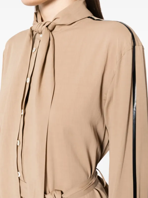 Peter Do belted-waist button-down Dress | Neutrals | FARFETCH GE