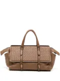 Bottega Veneta Pre-Owned 2015 Monaco Intrecciato handbag - Brown