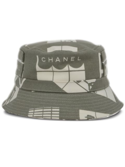 CHANEL 2003 Windows Line bucket hat Women