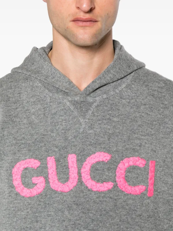 Pink on sale gucci hoody