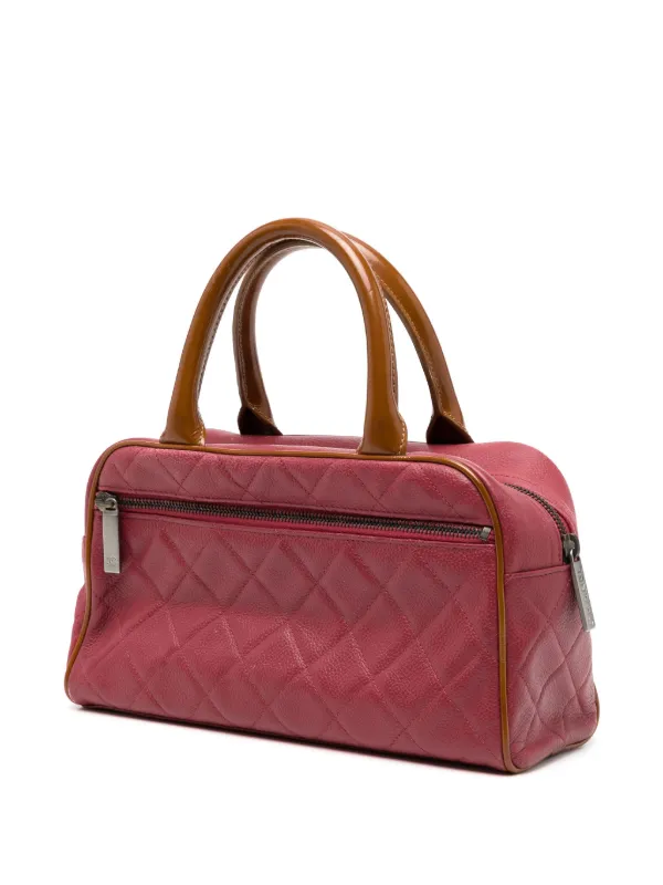 Bowler Bag Pink Quilted Leather Handbag Resort 2020 Express