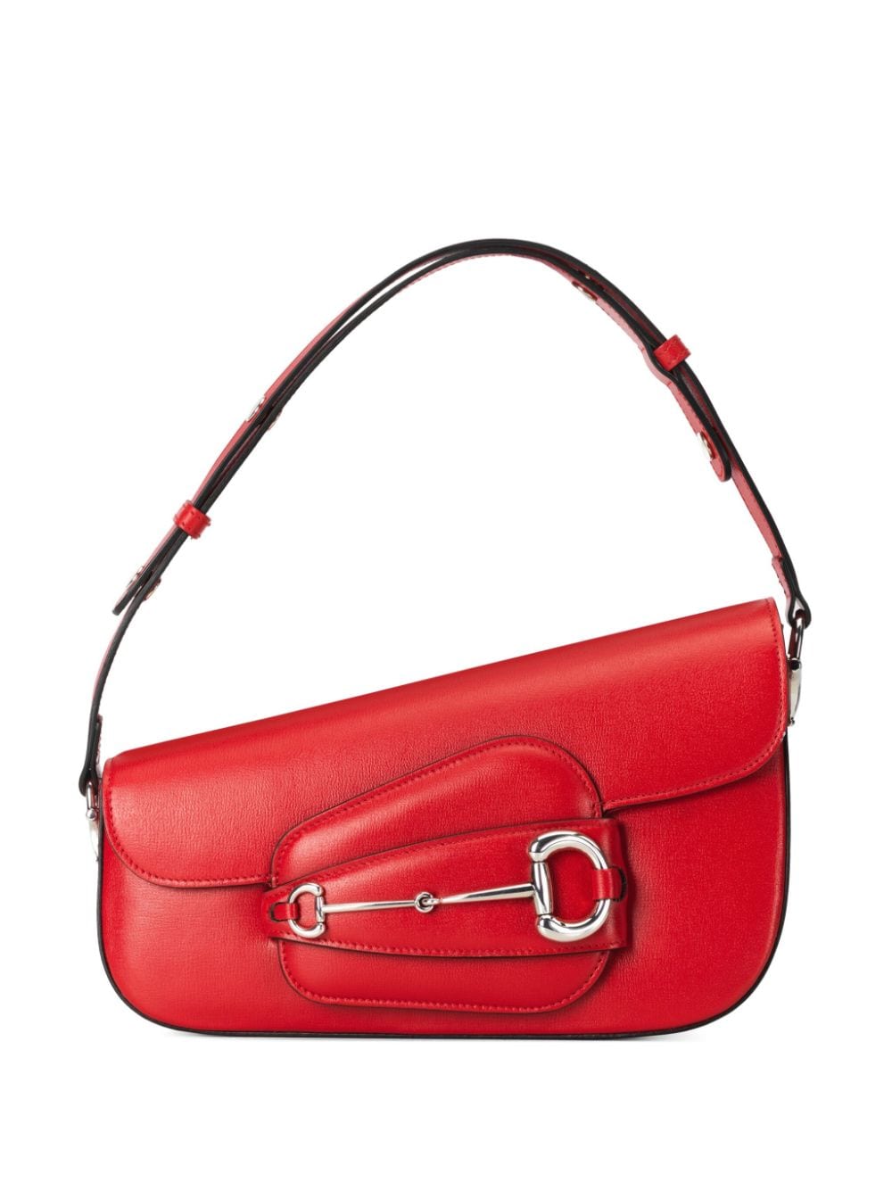 Gucci Small Horsebit 1955 Shoulder Bag In Beret Red