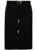 Gucci high-waisted wool skirt - Black