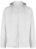 Post Archive Faction raglan-sleeves zip-up hoodie - Grey