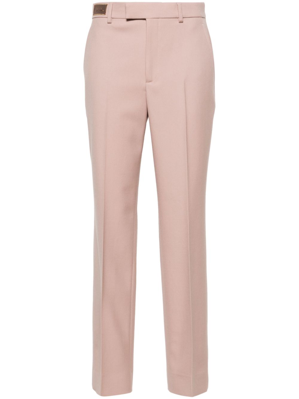 Gucci mid-rise wool tailored trousers - Pink