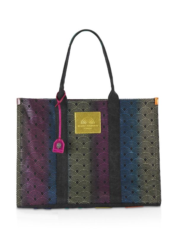 Geometric print 2024 tote bag