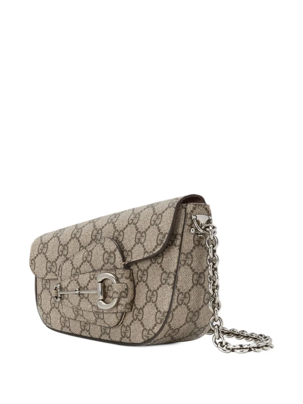 Gucci Horsebit 1955 mini-schoudertas Beige