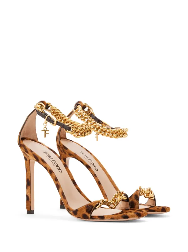 【送料&関税込】Tom Ford Calf Leather Sandals Tom Ford Leather sandals for Men - Brown in Qatar | Level Shoes