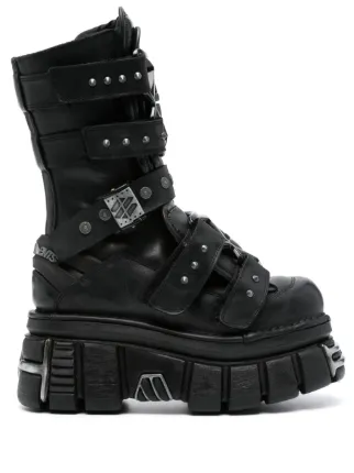 VETEMENTS x New Rock Gamer プラットフォームブーツ | ブラック