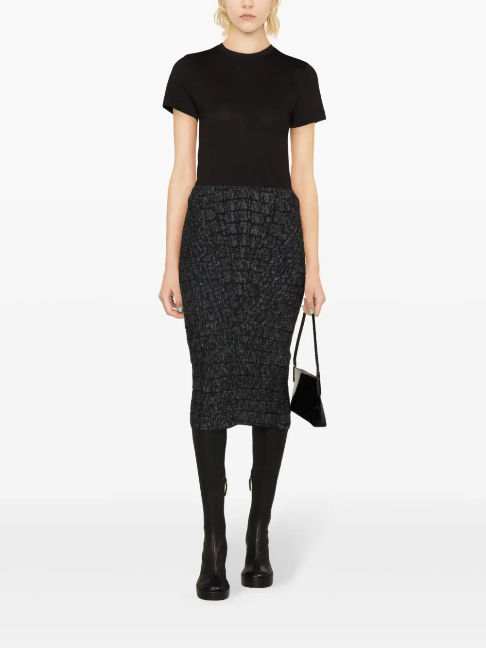 Alaïa logo-embroidered cotton T-shirt | T-Shirts & Jersey Shirts | Image 2