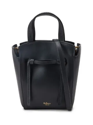 トートバッグ MULBERRY CLOVELLY MINI TOTE BAG Mulberry | Clovelly Mini Tote | Bright Oak Micro Classic Grain