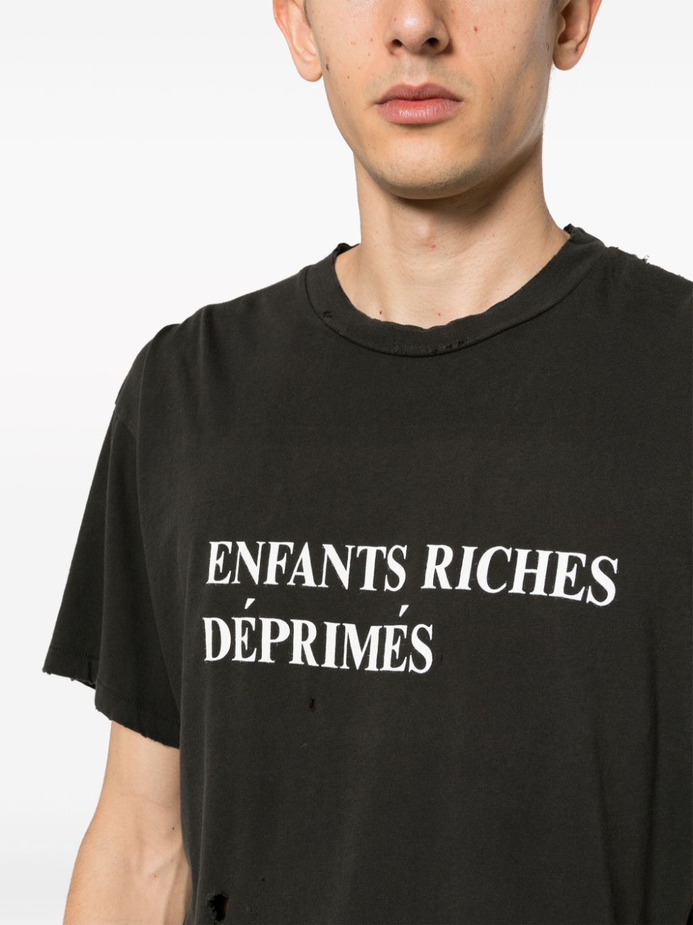 Tシャツ/カットソー(半袖/袖なし)ENFANTS RICHES DÉPRIMÉS クラッシュt
